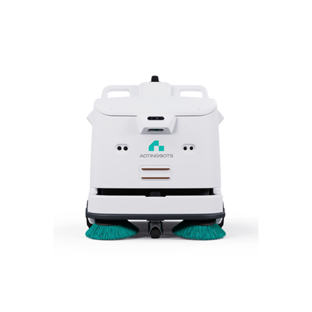 Autonomous 3-in-1 waterless cleaning robot for commercial floors