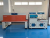 Control panel and guarding of automatic shrink wrap machine for bottle packaging line