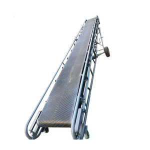 Heavy duty conveyor system designed for continuous material handling in industrial sites