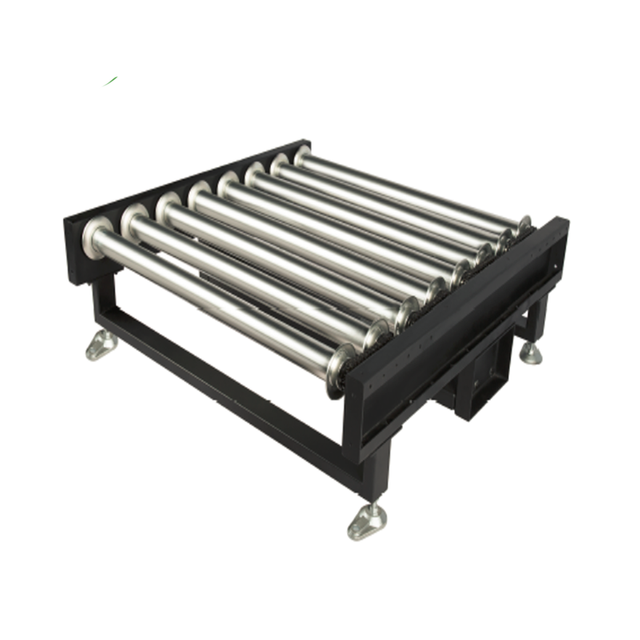 Sprocket-driven roller conveyor for efficient material handling across warehouses and logistics lines