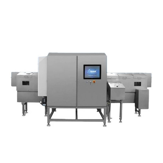 Dual-beam X-ray inspection system for bottle and can contaminant detection