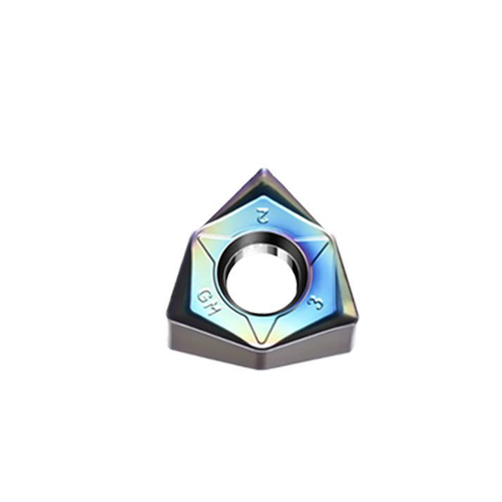 Hexagonal Stainless Steel 90 Degree Rapid Feed CNC Milling Inserts