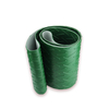 Green herringbone belt