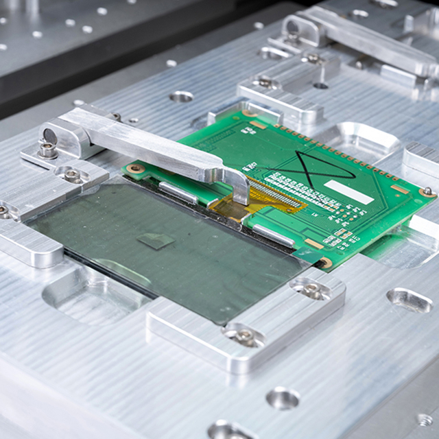 Front view of XONJE XJPP-5A double head multi station pulse welding machine with large working area and CNC temperature system