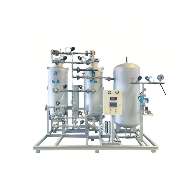 Modular PSA Oxygen Generator front view showing twin towers and control panel