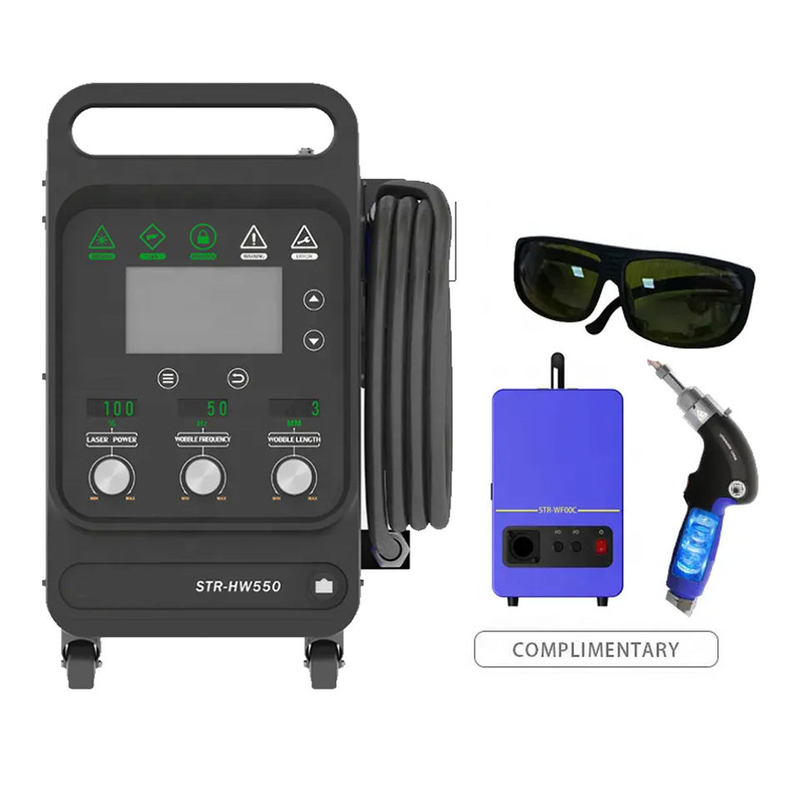 Portable 2-in-1 handheld laser cutting and welding machine for metal fabrication