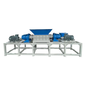 Double Shaft Wood Paper Shredder Machine