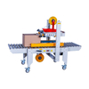 Automatic carton sealing machine with adhesive tape system for stable packaging