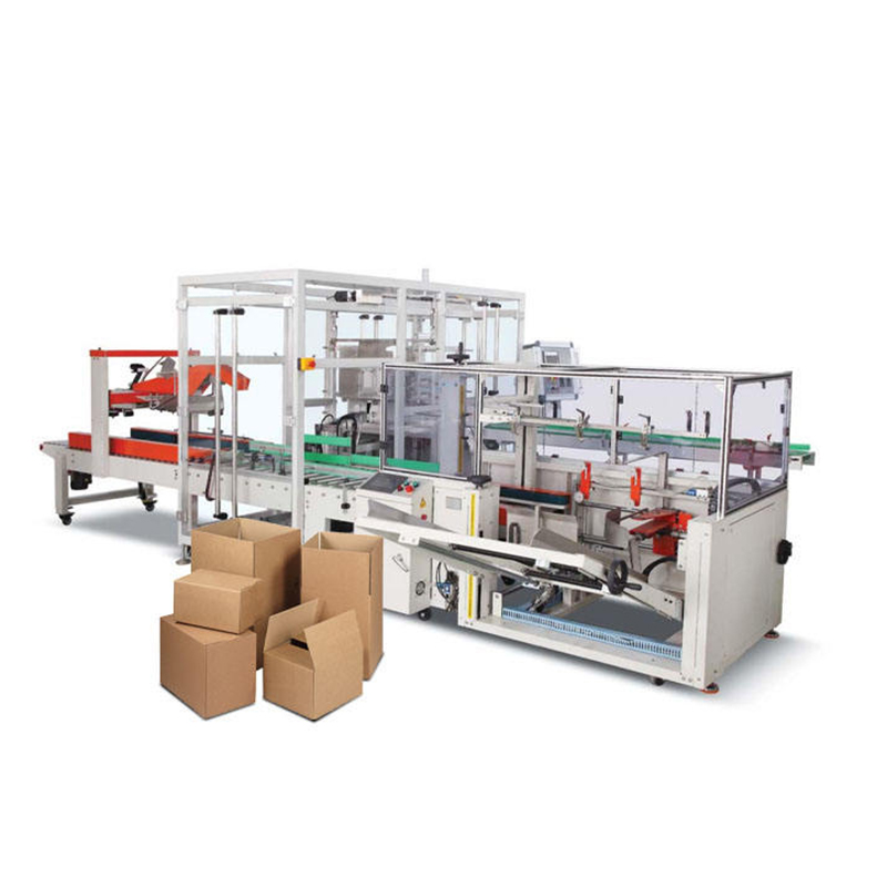 automatic water bottle box packing and sealing machine for high-speed production lines