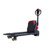 Lithium electric pallet jack with seated operation for warehouse logistics