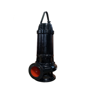 Submersible effluent pump for sewage discharge and solid particle handling
