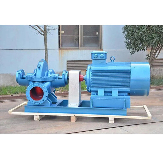 Double suction split case centrifugal pump for large flow water transfer