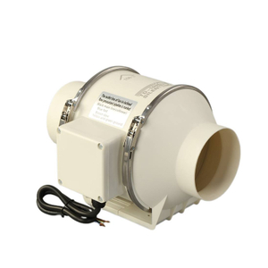 6 inch mixed flow fan front view 240V inline duct ventilation for humidity exhaust