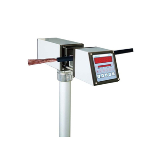 Laser cable diameter measuring instrument for inline precision monitoring of wire and cable production