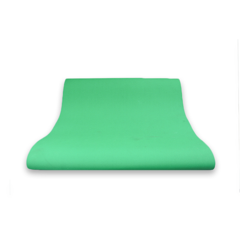 Green rubber and plastic conveyor belt