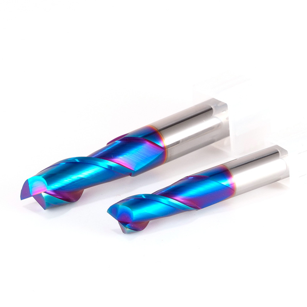 Customizable 65 Degree 2-Flute Tungsten Carbide Milling Cutter for CNC Machining