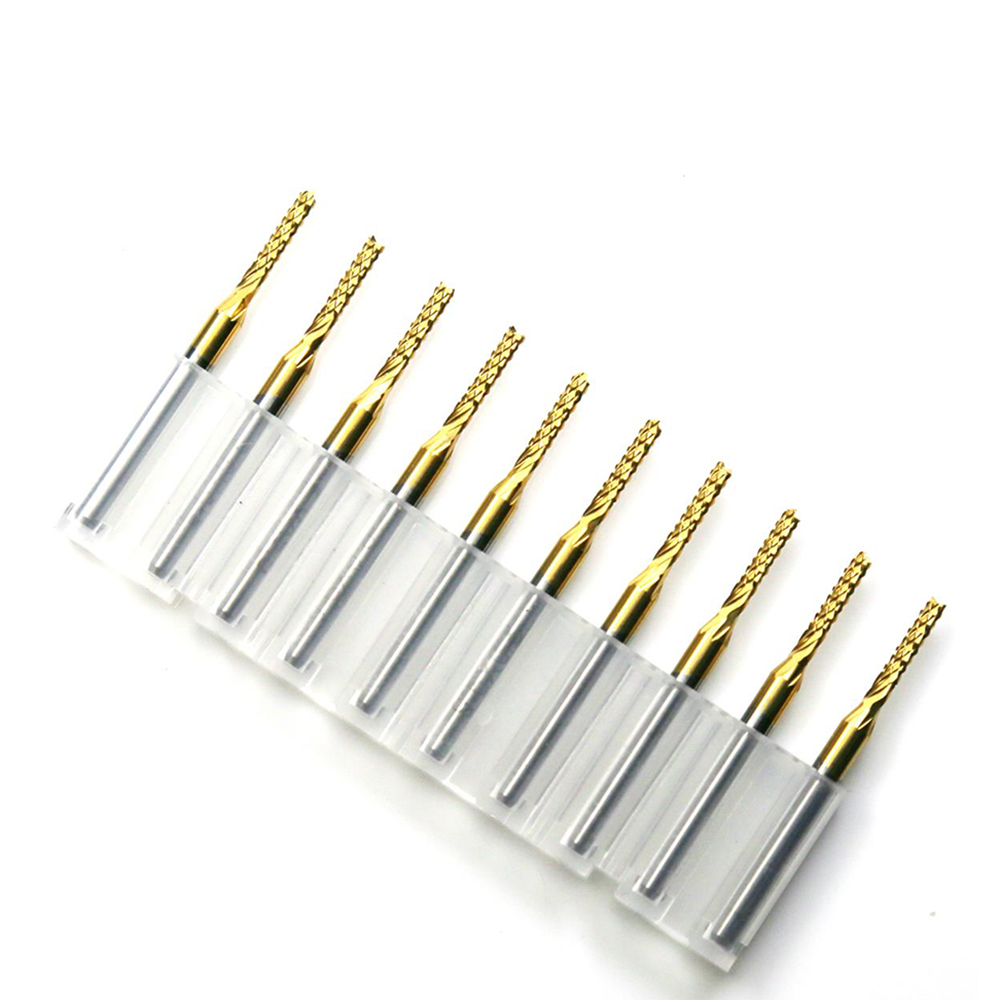 Customizable Titanium-Coated Imported PCB Milling Cutter