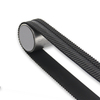 Black rubber positioning belt