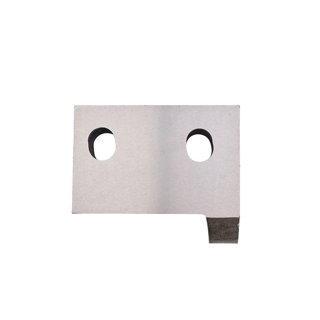 Front view of alloy steel rolling mill blade for precision metal cutting and forming