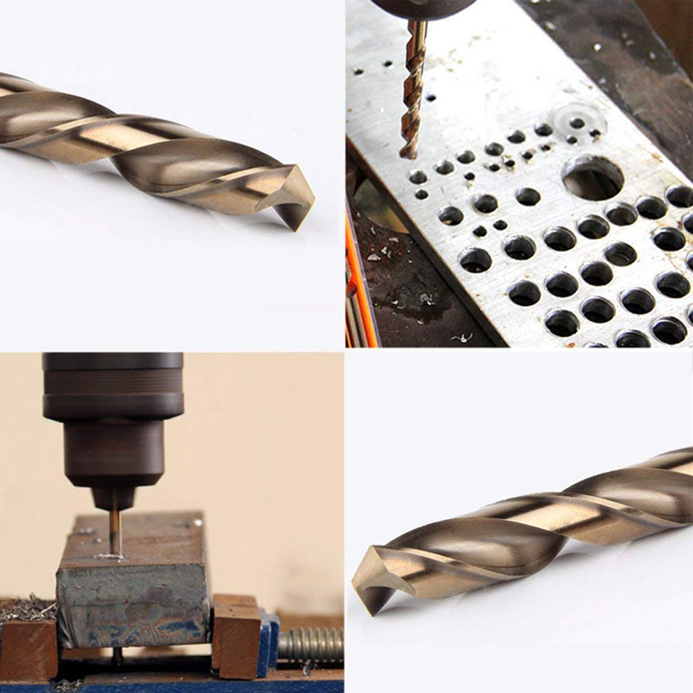 High Hardness Stainless Steel Cobalt-Containing Straight Shank Twist Drill Bit