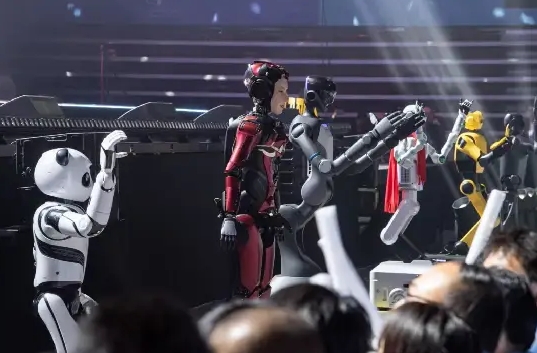 The "Eight Great Kings" and "Six Great Representatives" exhibition areas of the High Tech Fair robots once again stir up the ups and downs of the world