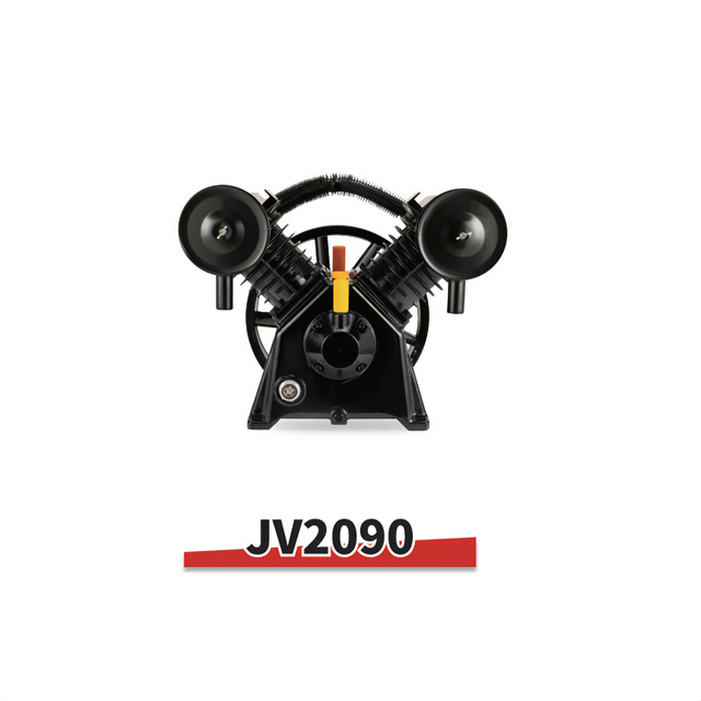 LONEWOLF belt drive air compressor pump front view heavy duty design