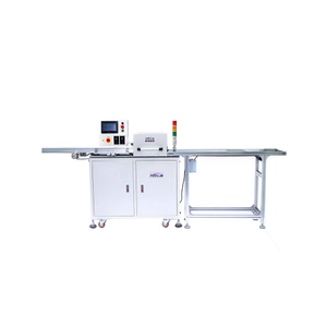 Front view of XONJE XJVC-5 automatic PCB cutting machine with multi blade groups for high-speed panel separation