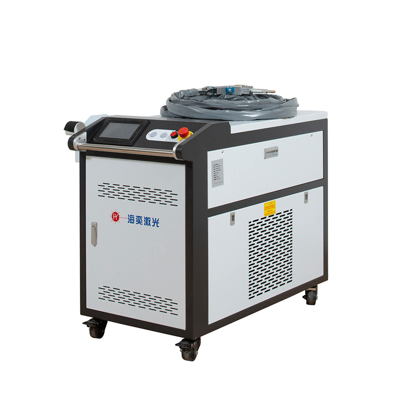 high speed laser cleaner with 6000mm per second scan for metal stainless steel and rubber cleaning