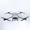 Industrial drone with carbon fiber frame and folding arms for efficient field inspection