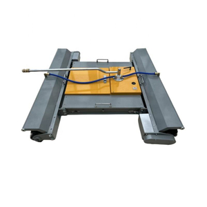 Wireless solar panel cleaning robot with double roller design and brushless motor