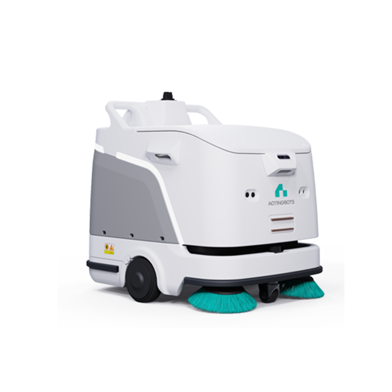 Autonomous 3-in-1 waterless cleaning robot for commercial floors
