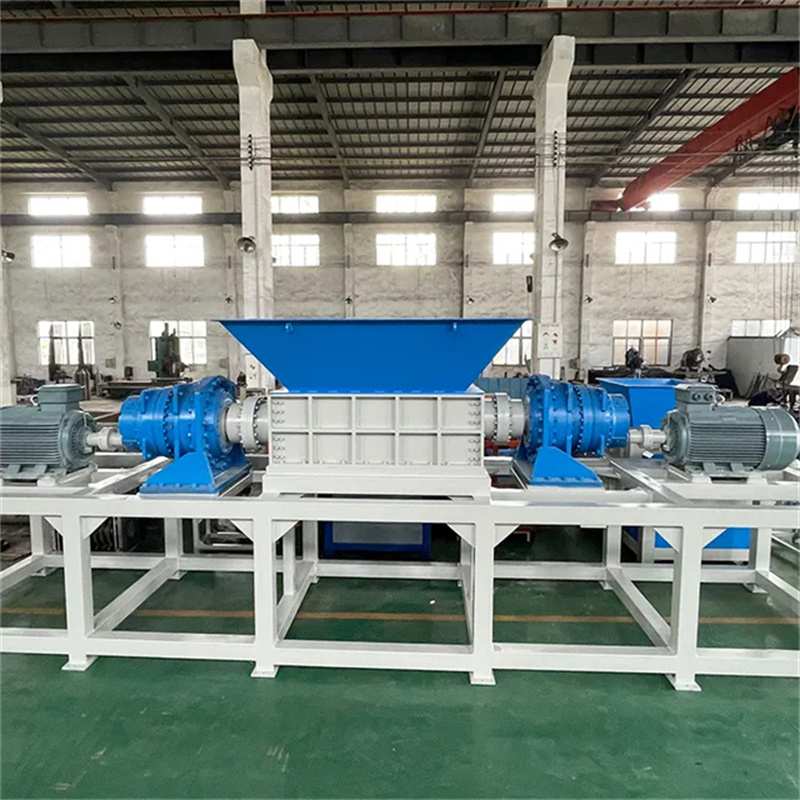 Double Shaft Wood Paper Shredder Machine