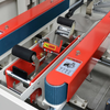Industrial servo-driven carton opening machine compatible with multiple carton sizes and automated packaging lines