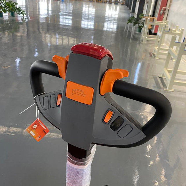 Heavy duty 1.5 ton electric pallet stacker for warehouse material handling