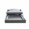 Top view of commercial double chamber vacuum packer featuring durable stainless steel construction and high-efficiency vacuum system.
