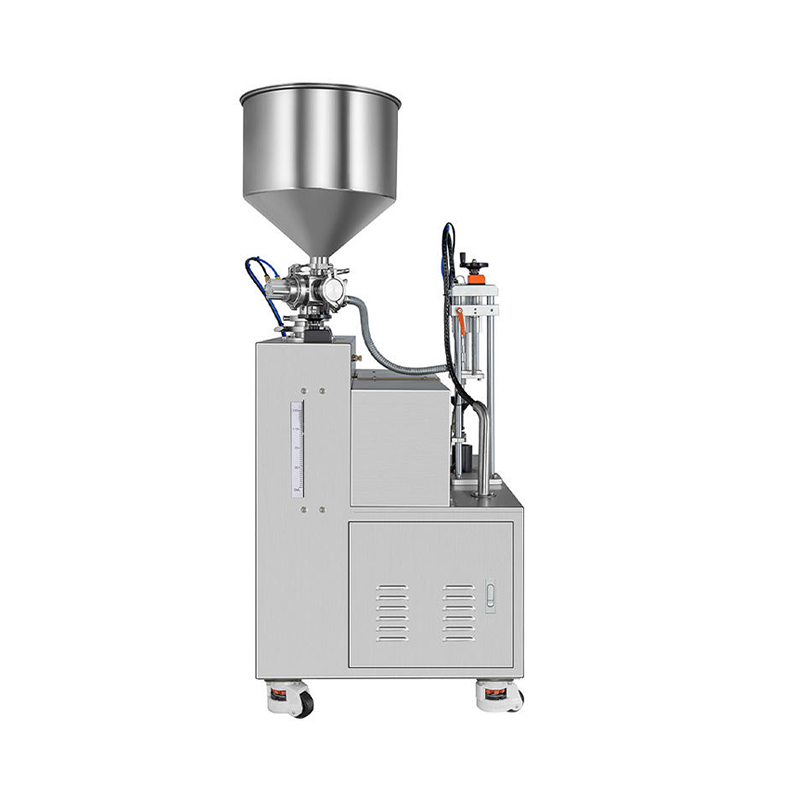 Vertical tube filling and hot sealing equipment for liquid and paste products