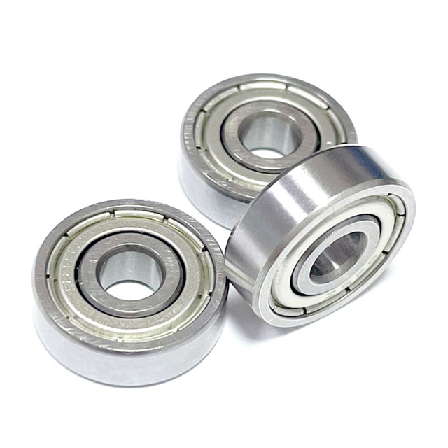 Front view of high speed stainless steel deep groove ball bearing for industrial use