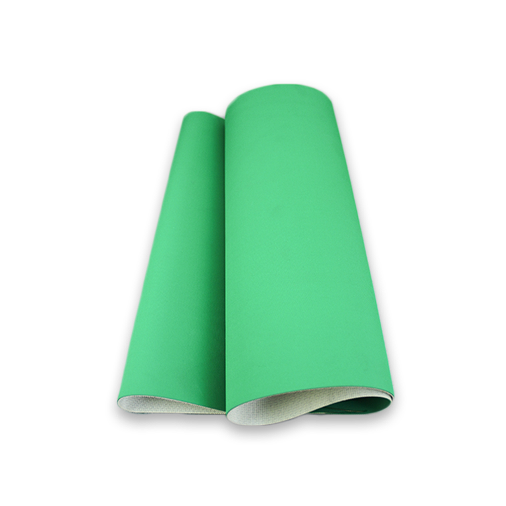 Green rubber and plastic conveyor belt