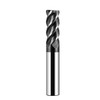 Customizable 66 Degree 4-Flute Round Nose End Mill