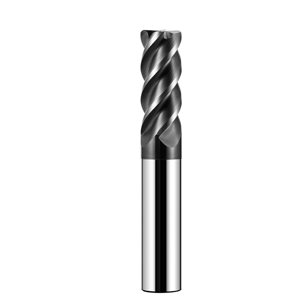 Customizable 66 Degree 4-Flute Round Nose End Mill