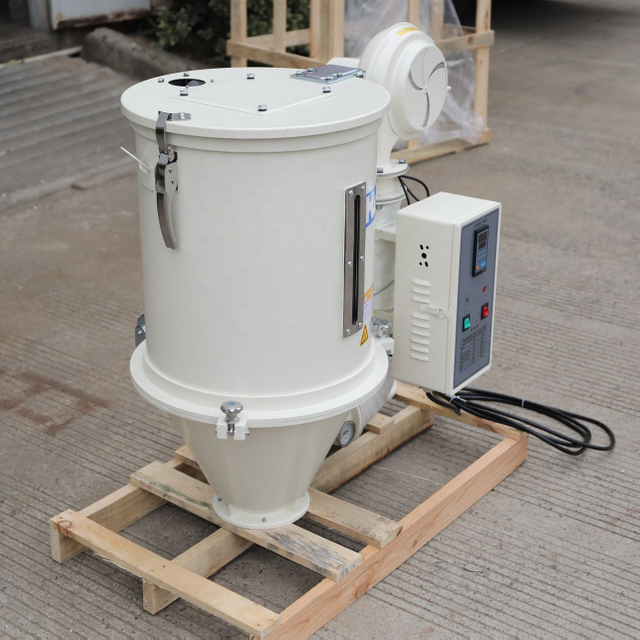 100kg plastic hopper dryer hot air drying machine for injection molding pellets