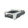 CO2 metal laser cutting machine front perspective with durable mold-cast body and optical mirror system for enhanced cutting precision