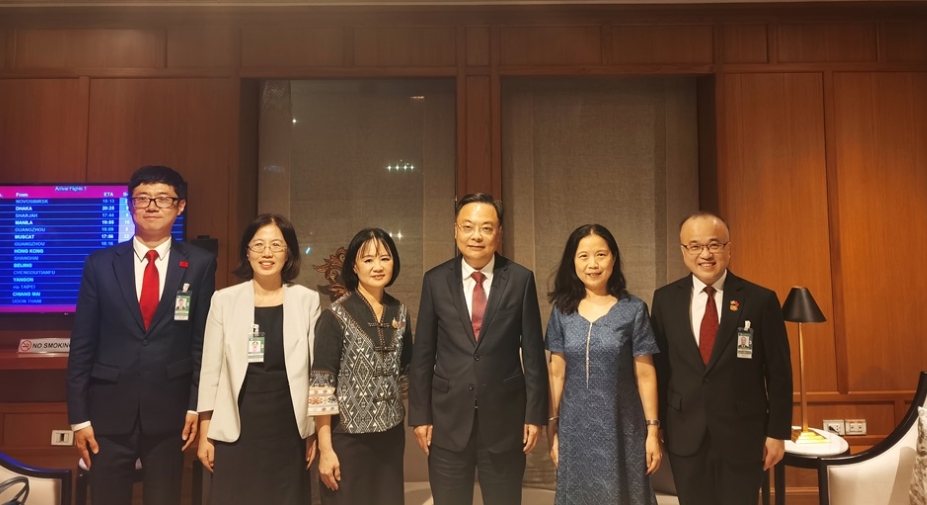 Newly appointed Chinese Ambassador to Thailand, Zhang Jianwei arrives in Thailand to assume his duties
