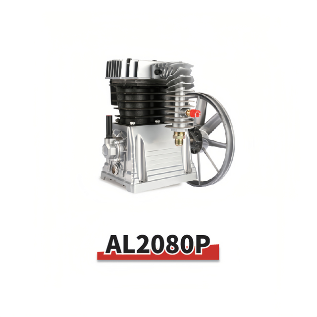 LONEWOLF aluminum air compressor pump front view lightweight industrial model