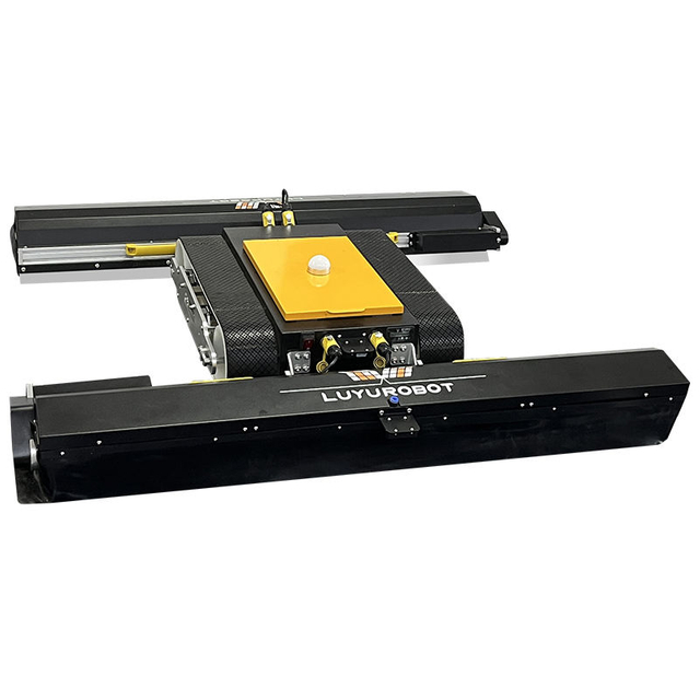 Dual brush solar cleaning robot with hidden waterway design and high cleaning efficiency