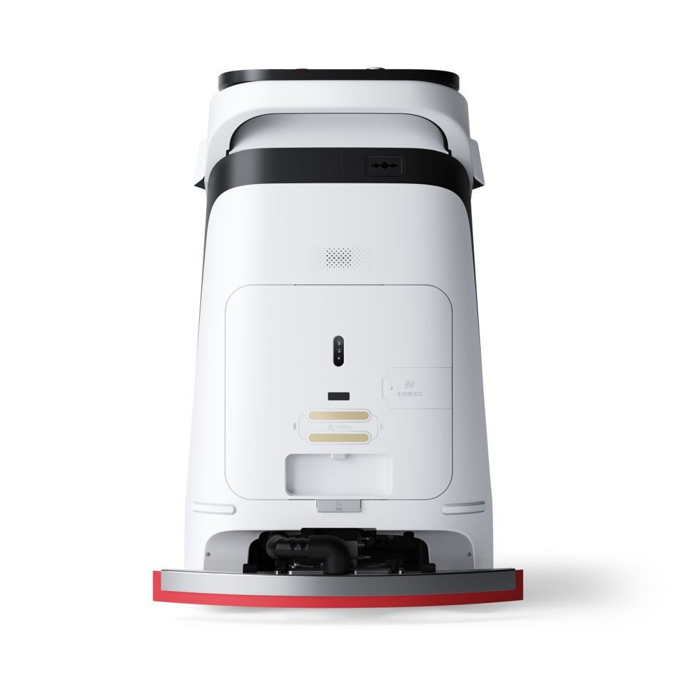 smart cleaning robot with long endurance and large water tanks
