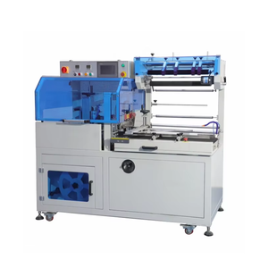 Automatic side sealing shrink wrapping machine for bottled water and beverages