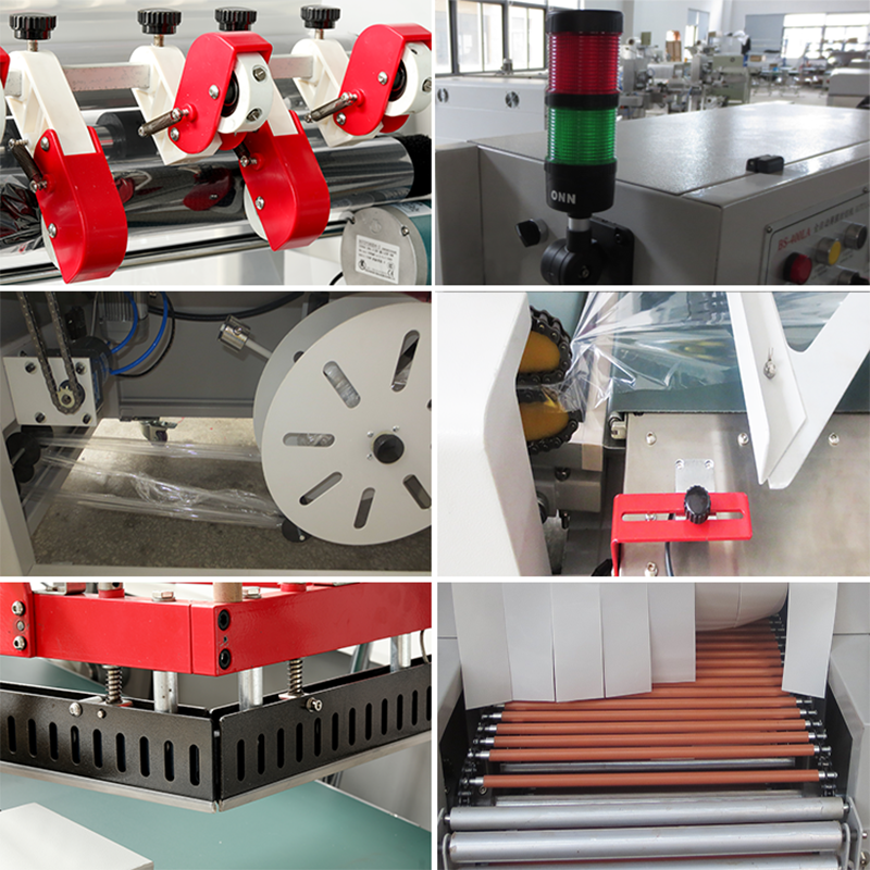 POF shrink machine with L type sealer and heat tunnel