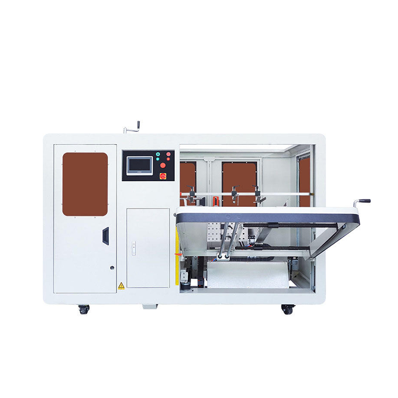 Automatic e-commerce carton opening and forming machine with fast box sealing