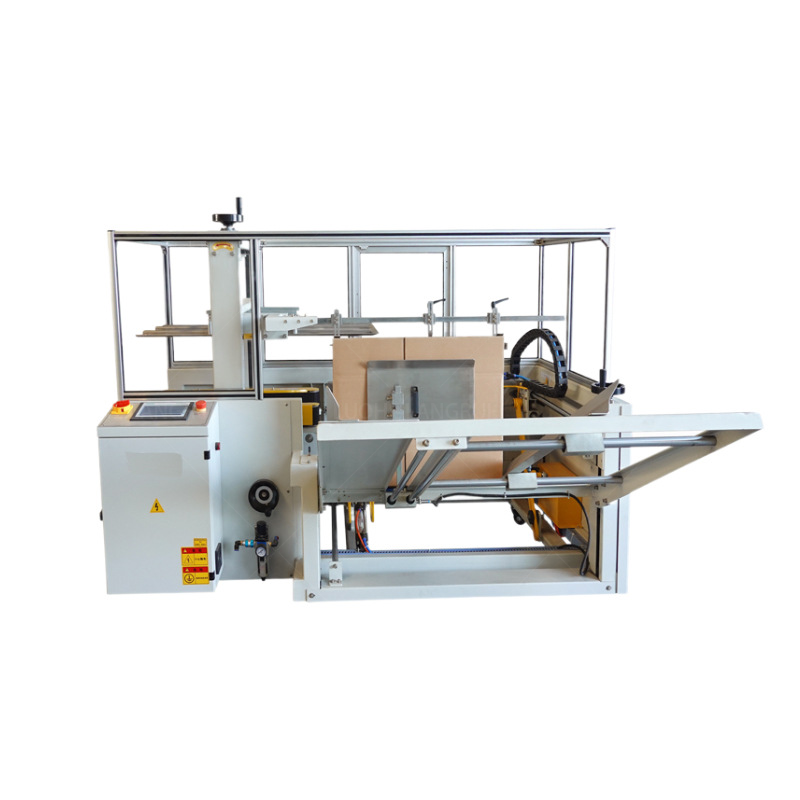 Box opening and tape sealing equipment for warehouse and logistics